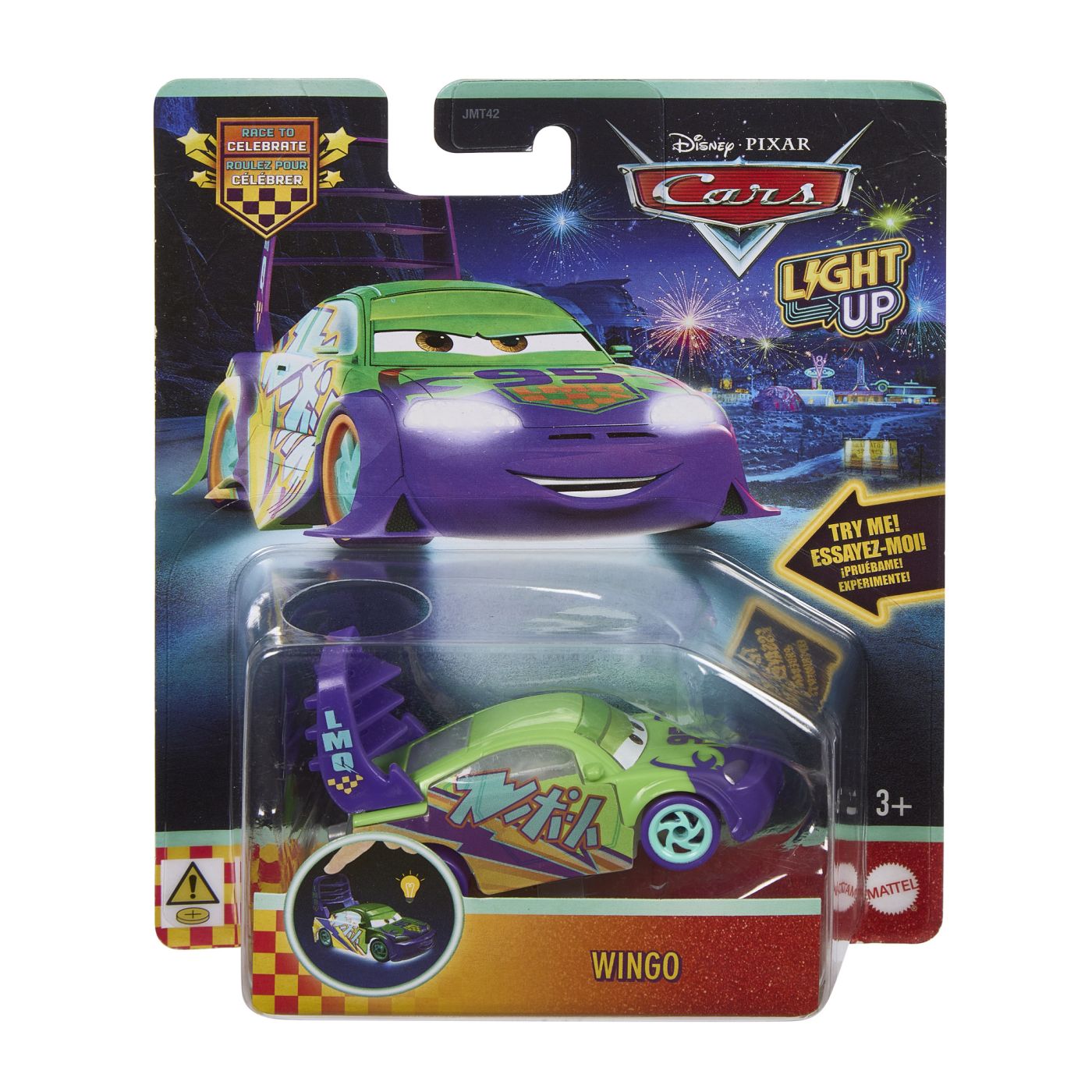 CARS Wingo Luminosa Mattel - Scara 1/55 - Default Title [ps:888d219f-9a63-47c6-a266-cd212b9257fa]