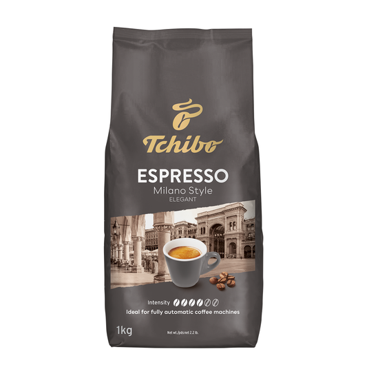TCHIBO Espresso Milano Style, cafea prajita boabe, 1 kg [ps:6f6dc40f-56b8-4380-9cf3-3eb0f9011d29]