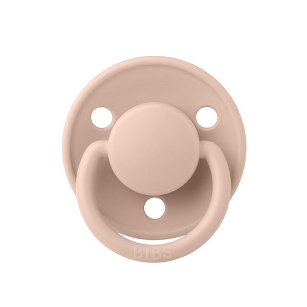 Suzeță BIBS De Lux Silicon, Tetină Rotundă 0-3 ani - Blush - Default Title [ps:ad6c4646-6456-4977-950c-c8ece92a54dd]