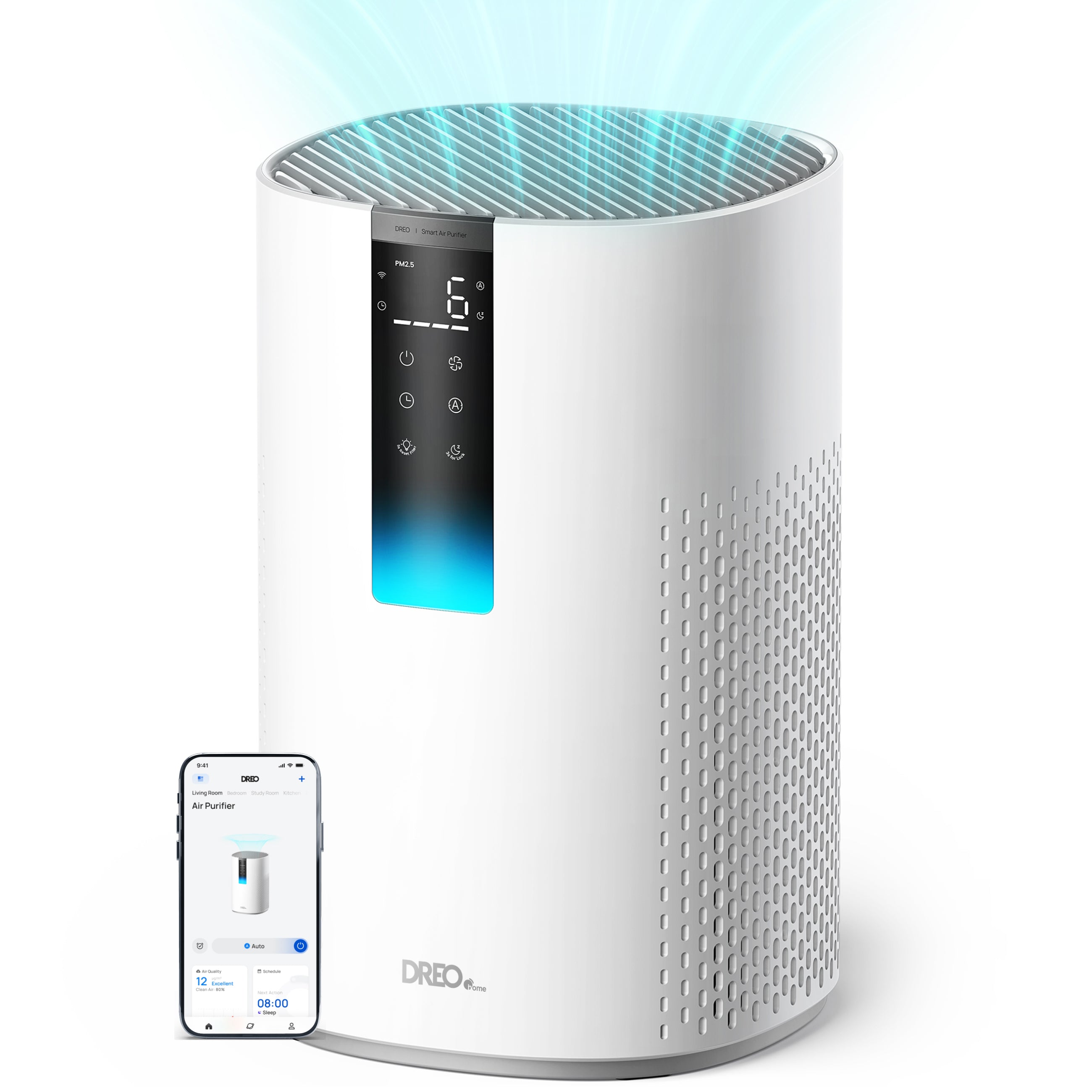 Purificator aer Dreo Macro 505S Smart, WI-FI, CADR 202 m³/h, Filtru 3  - Default Title [ps:2cd456dd-8071-4d98-9218-bcf3387057b2]