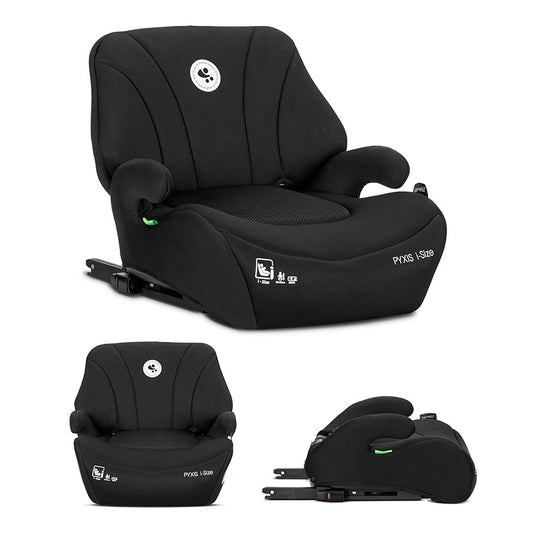 Înalțător Auto Lorelli Pyxis i-Size Isofix, 6-12 ani, Black - Black [ps:eca9b74f-2db5-43e1-96ad-13fcd3dfb99d]