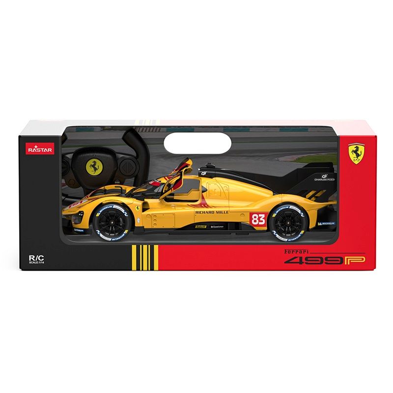 MASINA CU TELECOMANDA FERRARI 499P N83 GALBEN SCARA 1 LA - Default Title [ps:5b235a4d-d29d-4810-874c-5c8705518221]