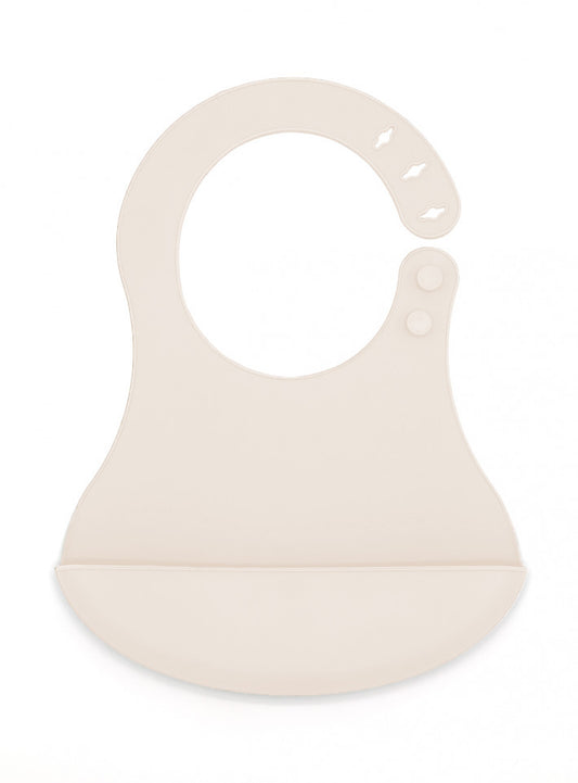 Baveta din silicon BabyJem (Culoare: Ecru) [ps:87aed4c9-96dd-45cb-8ae1-173a5ff6a2eb]