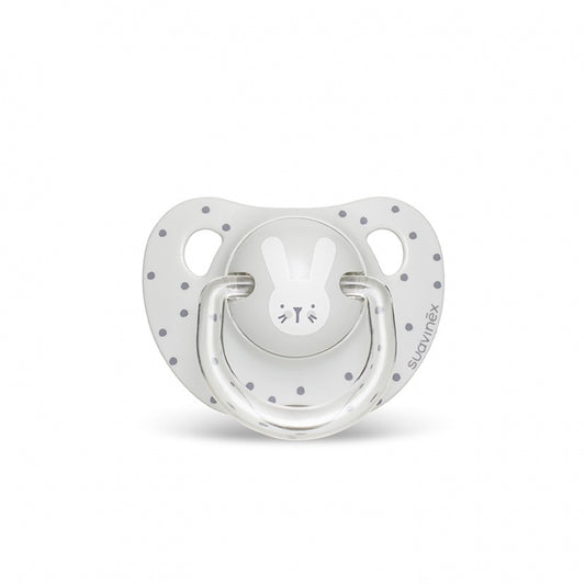 Suzetă anatomică +18 luni, iepuraș gri Hygge Suavinex [ps:d0fb3196-45f8-4053-9fca-513205d3950e]