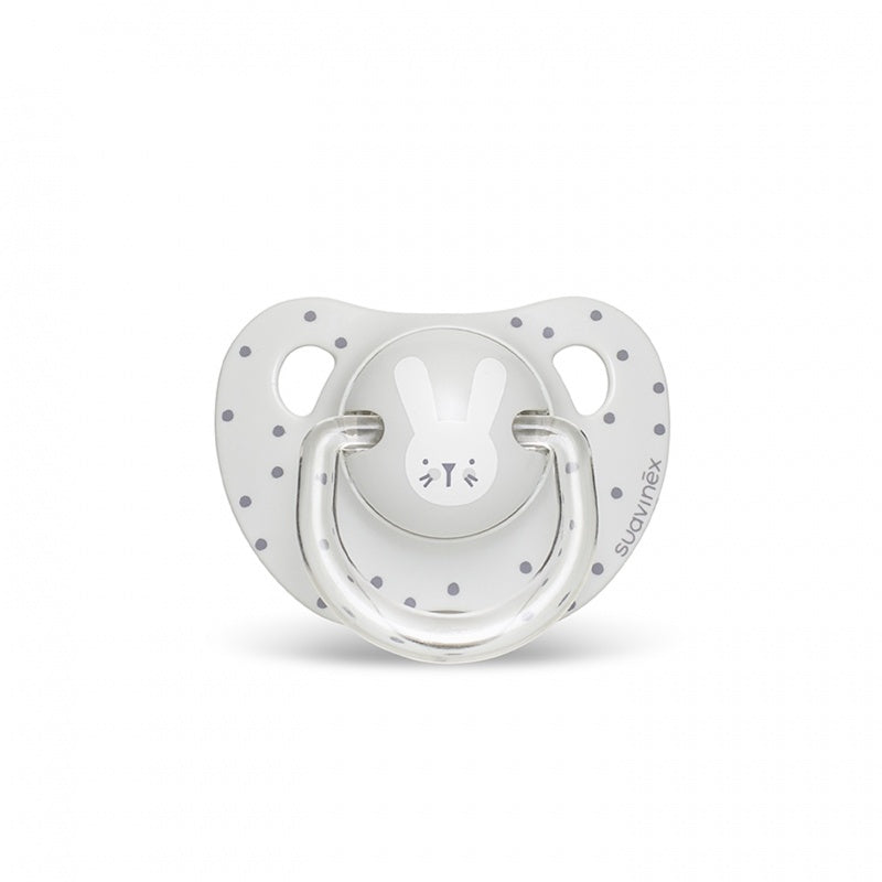 Suzetă anatomică +18 luni, iepuraș gri Hygge Suavinex [ps:d0fb3196-45f8-4053-9fca-513205d3950e]