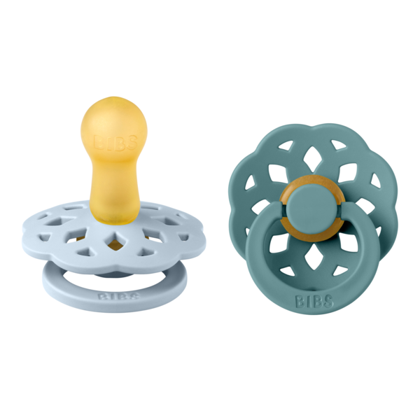 Set 2 Suzete BIBS Boheme Latex, Tetină Rotundă, 0 luni - Bleu [ps:daba2b36-e571-4dd5-b83e-eb300ebc711a]