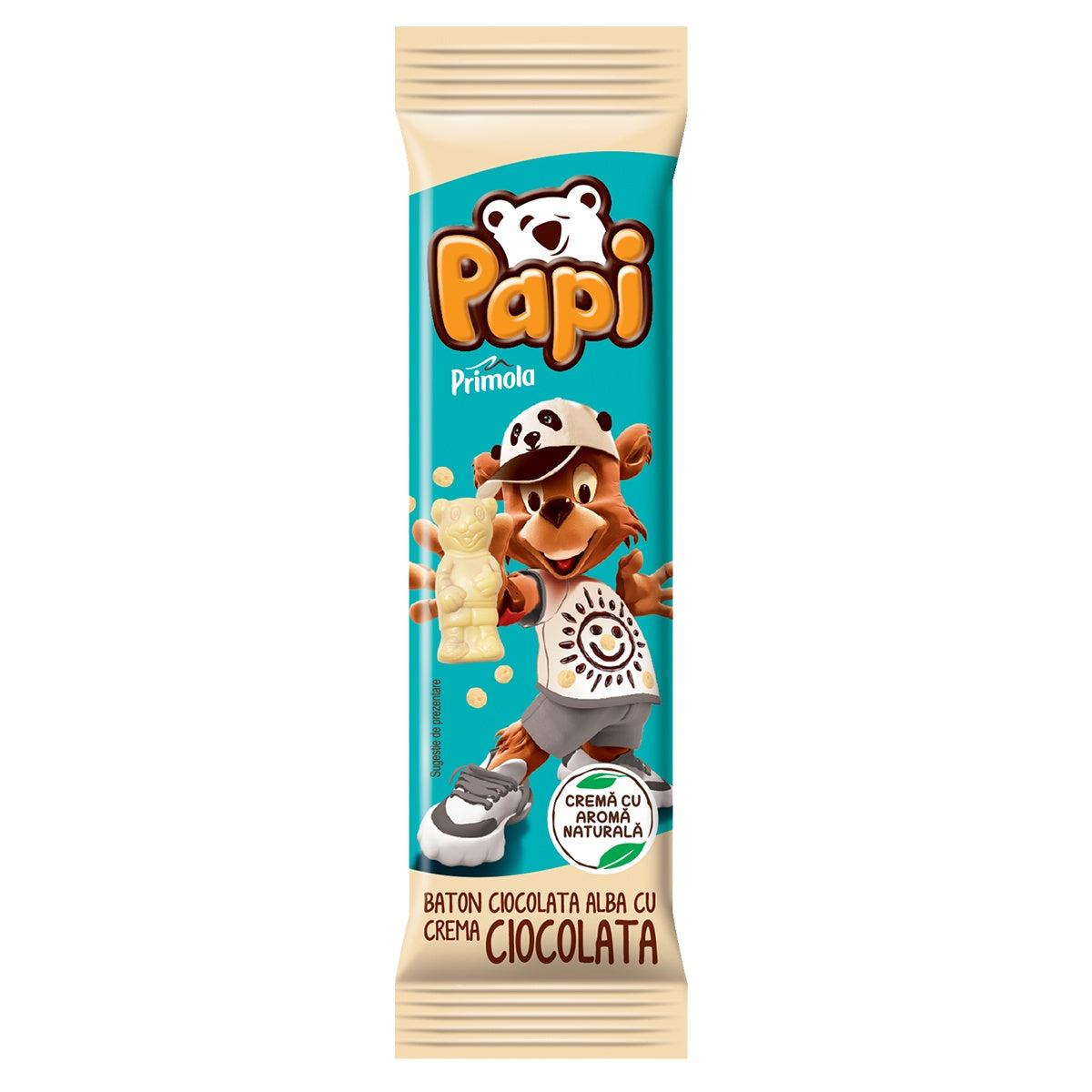 PAPI Ciocolata Alba, baton, 25 g, 1 buc [ps:85330f41-6ca1-4142-82ea-a71903ef4ab9]
