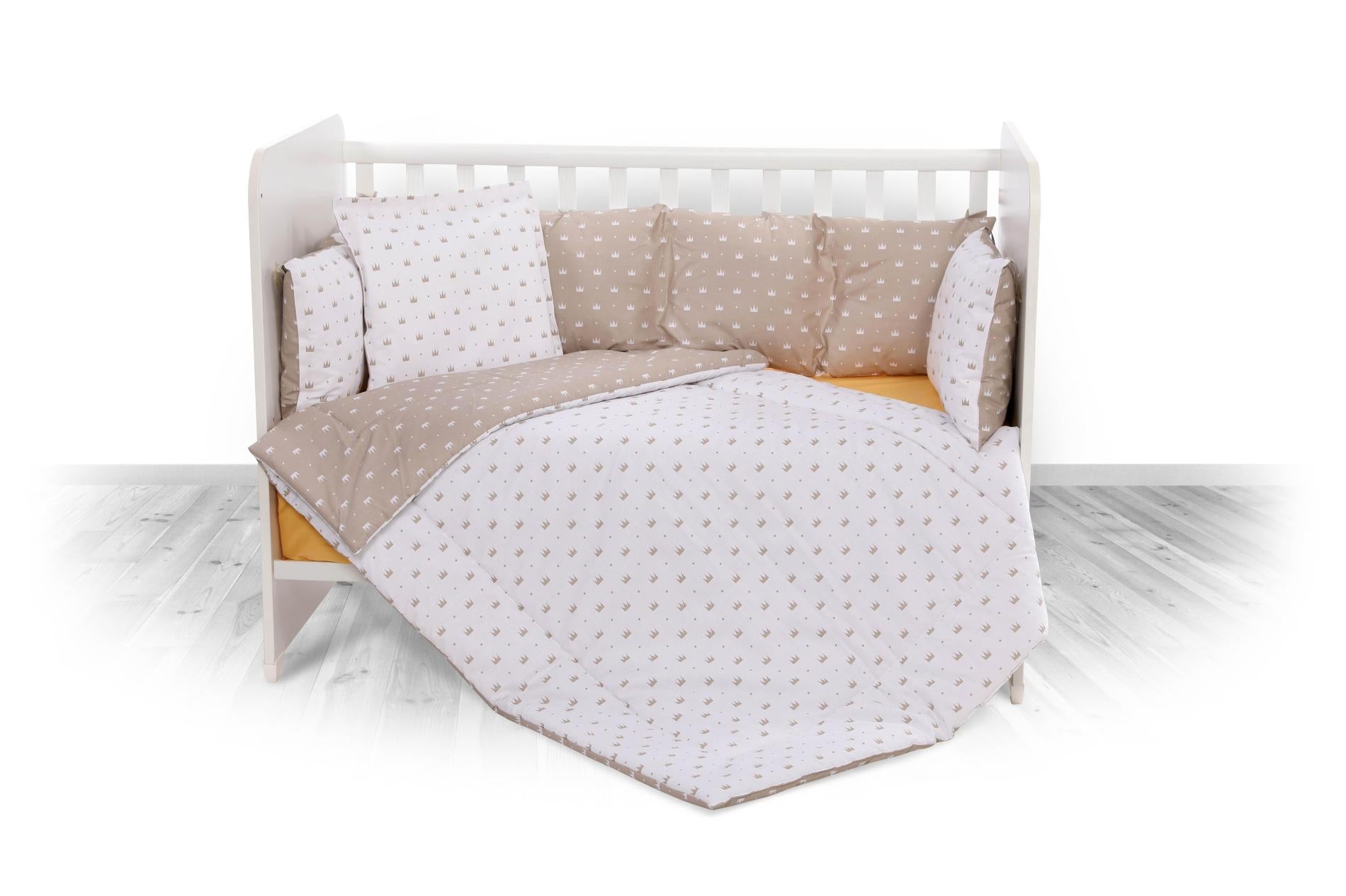 Set Lenjerie Pat 7 Piese Lorelli Lily Grey Train - Bumbac - Bej Coronite [ps:06809e4e-ed98-47e0-99cd-fa5b277617e0]