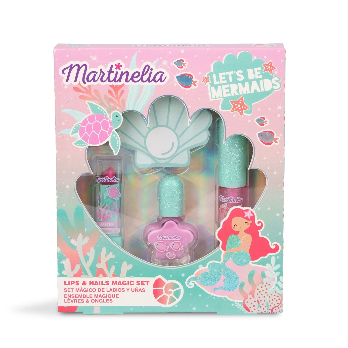Set Unghii și Buze Martinelia Let's Be Mermaids pentru Copii - Default Title [ps:d678f647-466a-46c8-9e50-4bbfb6f95b89]