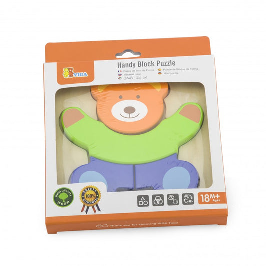 Puzzle din lemn - ursulet [ps:409e1ca9-c60c-4de3-bcc4-a20d02281e5b]