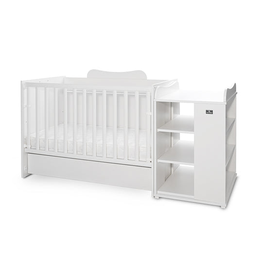 Pătuț Modular Multifuncțional Lorelli Multi, White Orchid - alb [ps:cb1f8361-b381-47ee-9640-99b0872cb892]
