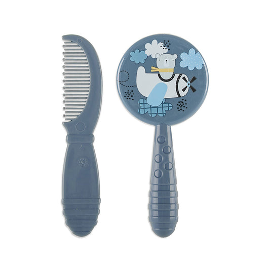 Set Pieptăn și Perie Lorelli My Friend, Cameo Blue, 0 luni+ - Cameo Blue [ps:b3dde93d-86be-4413-b3be-a52131e6e677]