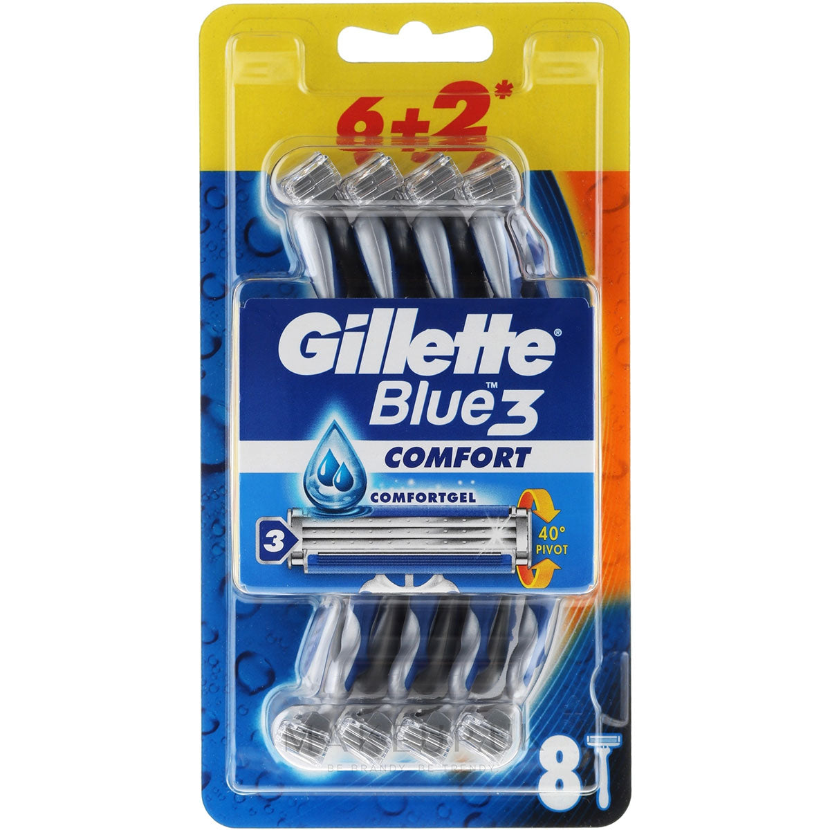 GILLETTE Blue III Plus Comfort, aparat de ras, 6+2 gratis [ps:ae8052ab-dbad-403c-b47d-ca15b7d27e01]