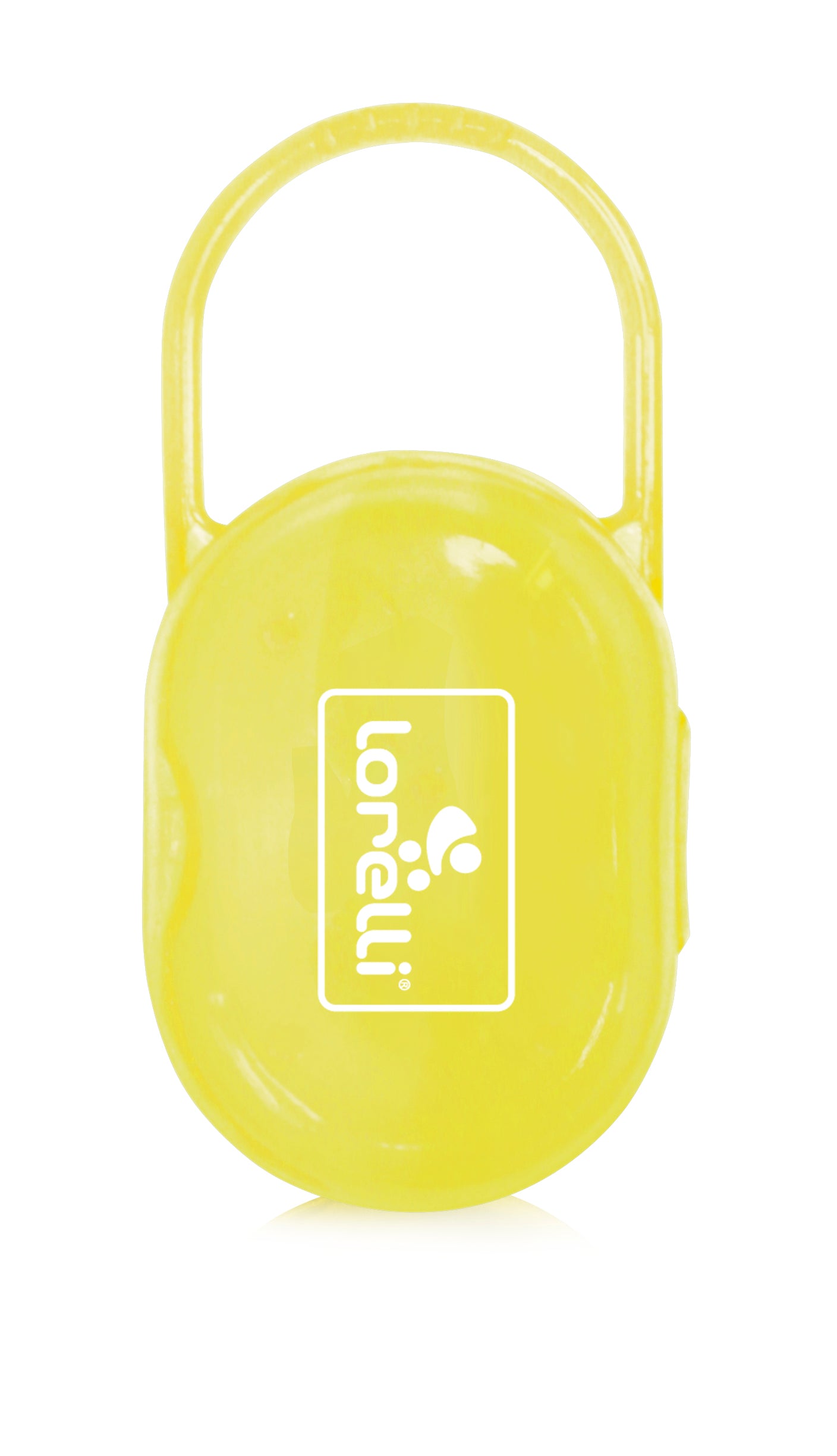 Suport Suzete Lorelli cu Maner, Galben - Pentru 2 Tetine - galben [ps:621bca23-2811-4e8a-abad-2f8738d6d875]