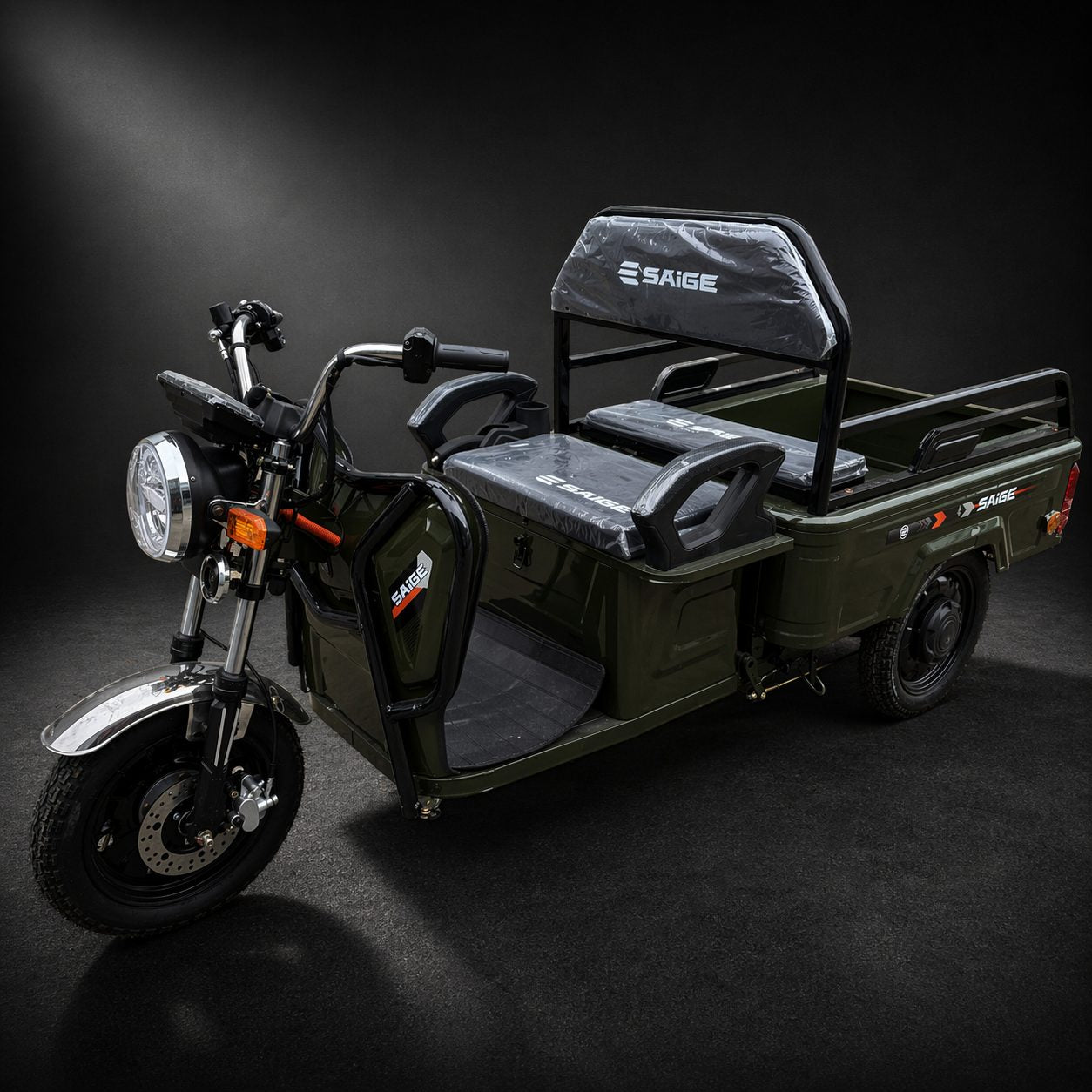 Triciclu Electric de Marfa XPB Saige Flippy - Verde - Default Title [ps:818c0883-eee7-4301-985d-d9ec72880fcc]