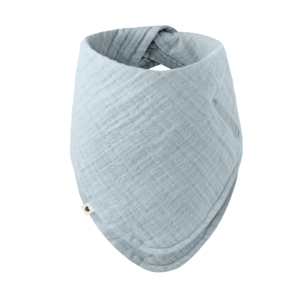 Bavetica Bandana BIBS, Sand - Bumbac Organic - Bleu [ps:94aceb8f-4a85-4bf3-bb58-751342db3c15]