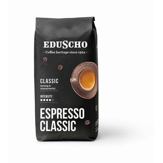 EDUSCHO Crema Classic, cafea prajita boabe, 1 kg [ps:502f82af-ee2c-4715-a152-237f1ce66f17]
