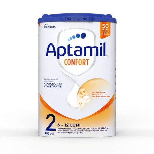 APTAMIL Confort 2 Nutricia, formula speciala lapte praf, 6-12 luni, 800 g [ps:c4c2ce4a-fa9a-4962-a6d2-7020bea5d735]