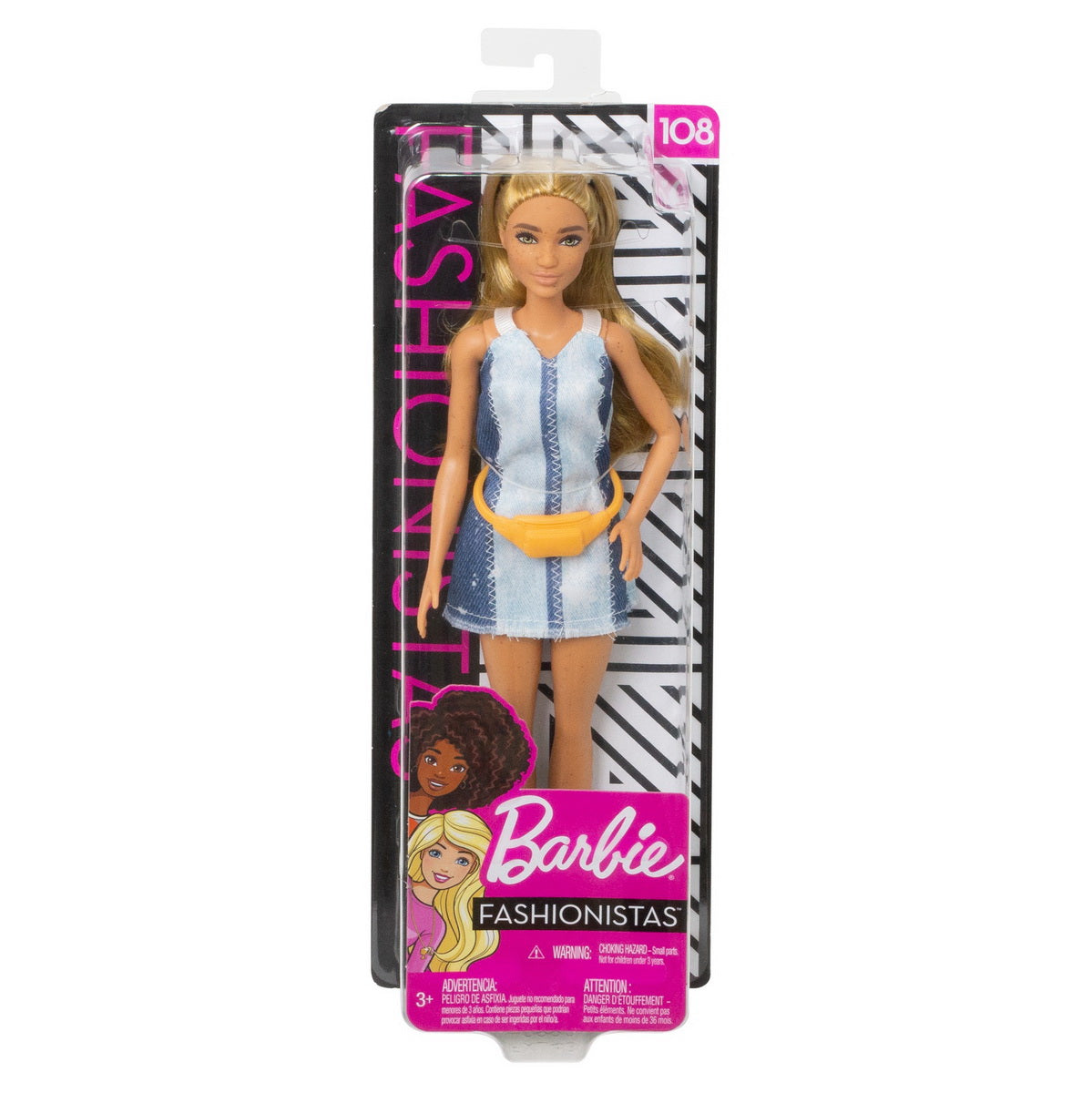 PAPUSA BARBIE FASHIONISTA BLONDA CU CODITE [ps:e438f3cc-8d9b-42fe-af56-d12555c60815]