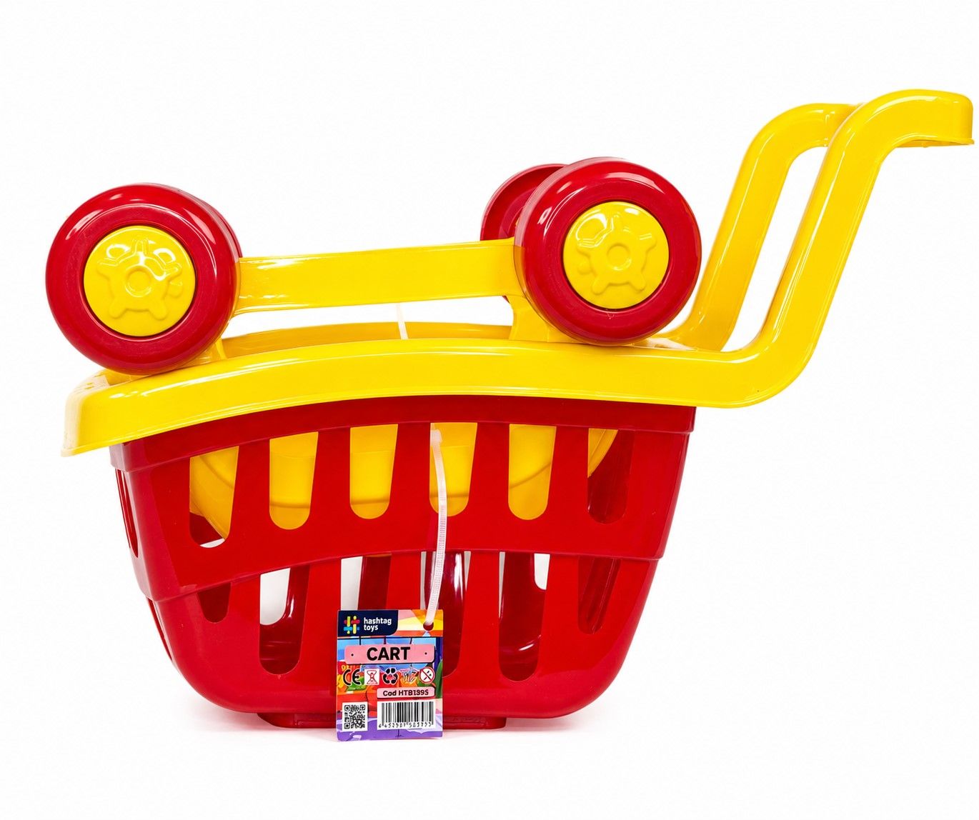 Carucior Cumparaturi VIVA TOYS Rosu Argintiu - Rosu Galben [ps:705857fb-9c6d-4df7-b844-8f51f553b98f]
