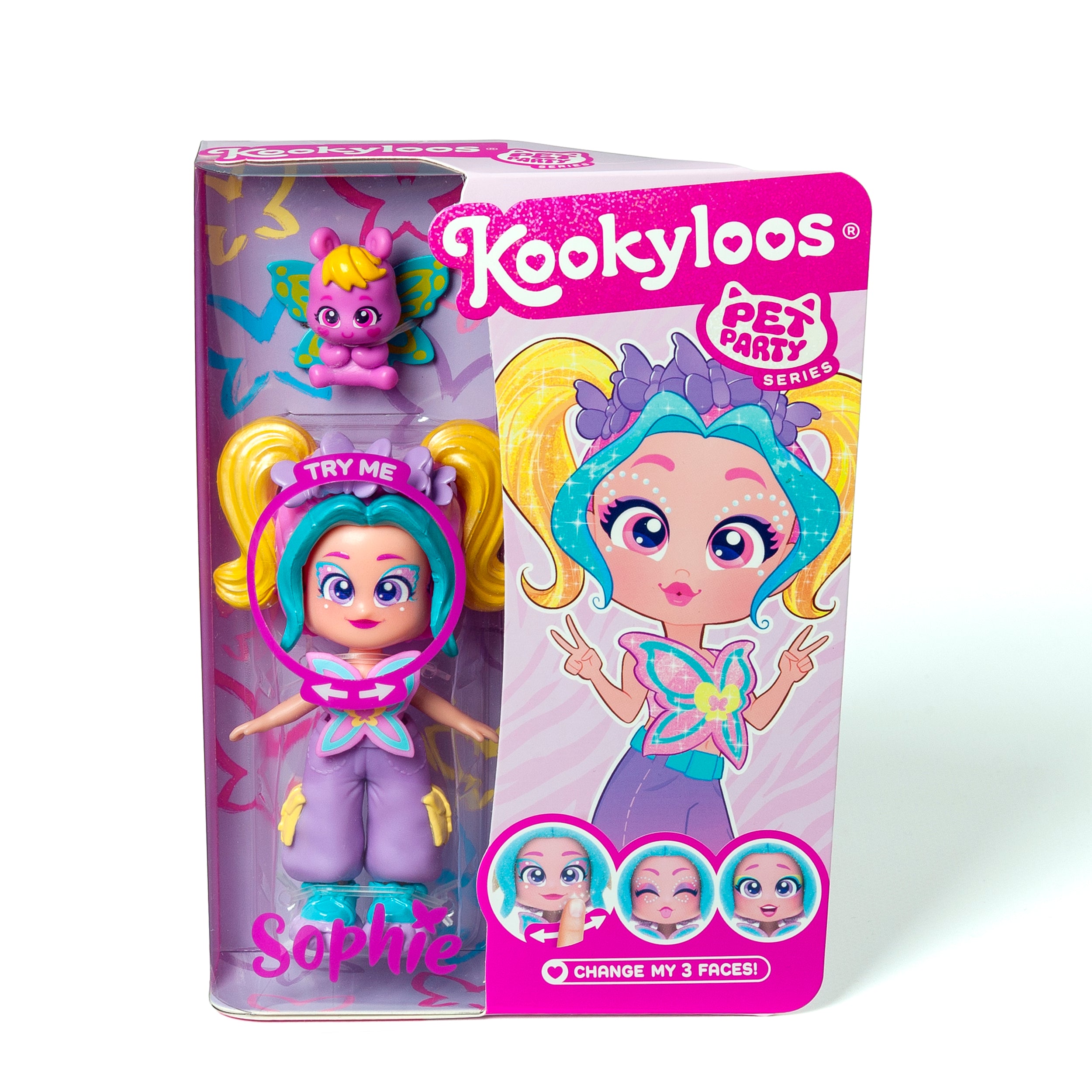KOOKYLOOS 1 model, papusa, Pets Party, Sophie [ps:4e3f479d-04a9-45e2-b91b-1c5e7d43e928]