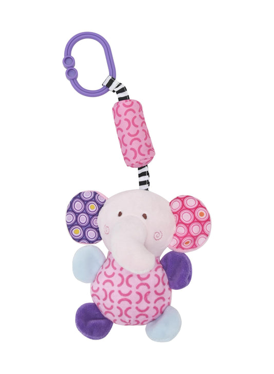 Ursulet de Plus Lorelli Toys cu Oglindă și Clopoțel, 0 luni+ - Elefant [ps:6ead15cd-121a-4829-be9c-98ab37729119]