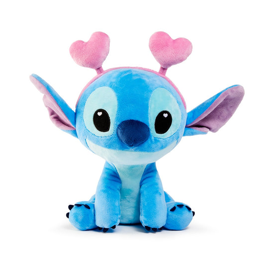 DISNEY Stitch, jucarie de plus, cu inimioare, 25 cm - Default Title [ps:e81f2b85-a585-424e-a479-07cce13d1c03]