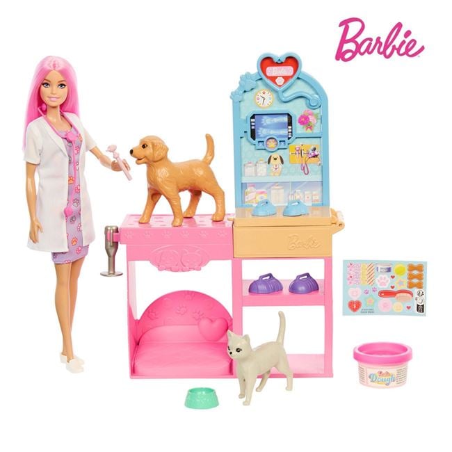 Papusa Barbie Cabinet Veterinar Mattel | Jumbo - Default Title [ps:caf7e615-ee8b-4cf6-99a7-946a75ffaad5]