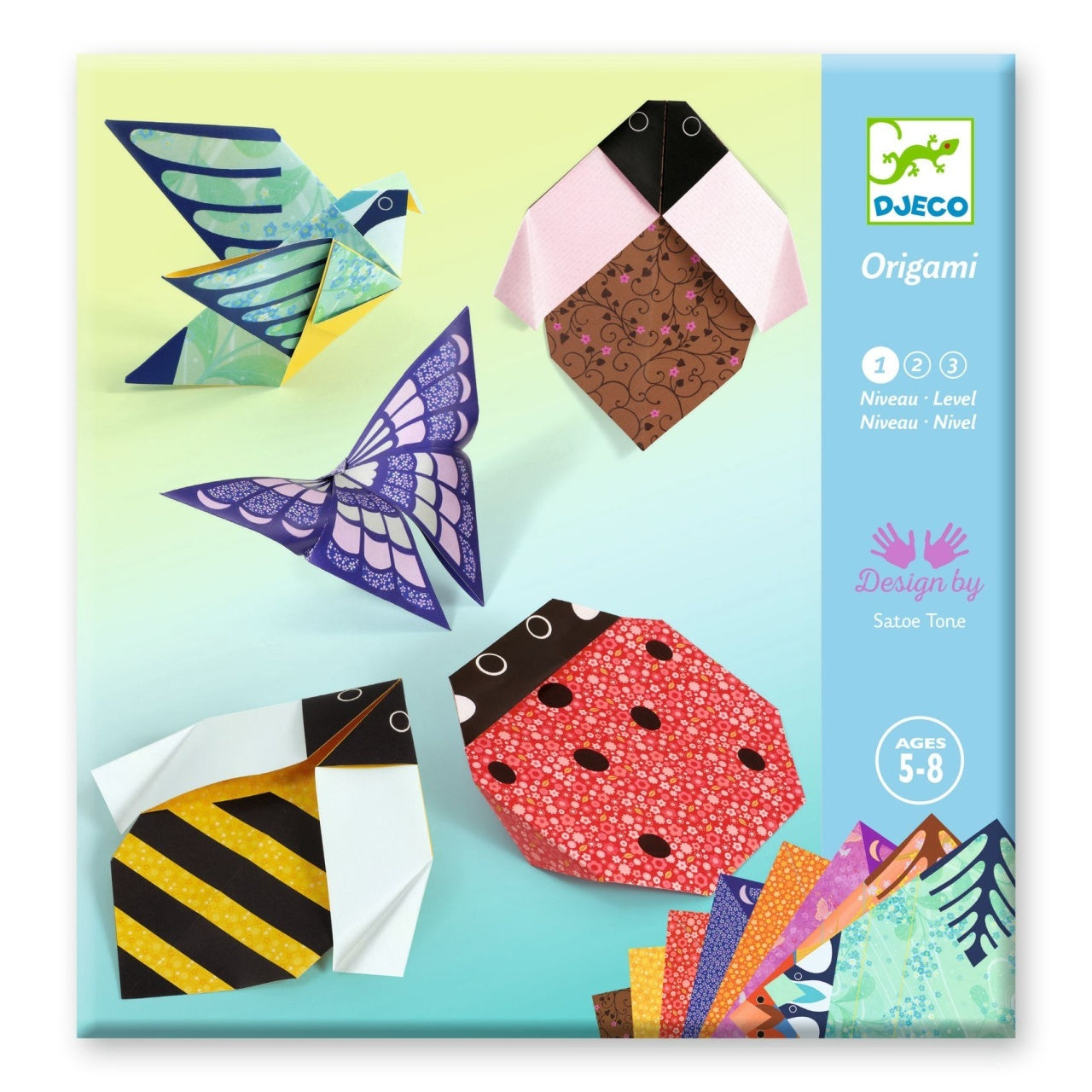 Origami Micii Locuitori ai Grădinii Djeco - Joc Creativ - Default Title [ps:ba215b63-59cd-43f9-9f34-596a995945e4]