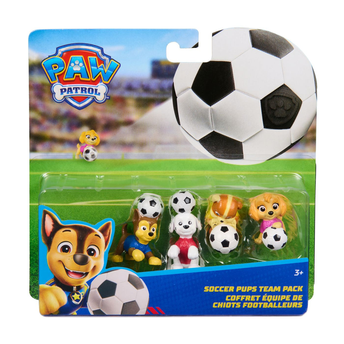Patrula Cățelușilor Soccer Pups - Set 4 Figurine Spin Master - Default Title [ps:e8b99573-6140-448e-a13c-b46bb60c2f86]