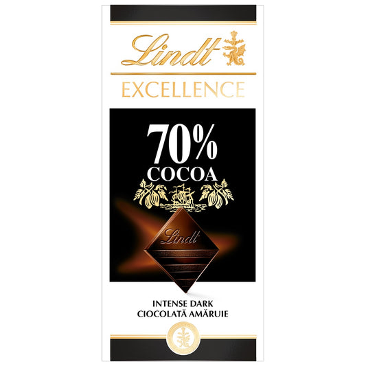 LINDT Excellence, tableta de ciocolata, 70% cacao, 100 g [ps:ab3e7407-7a1e-4e91-bb1f-c4cd9a449230]