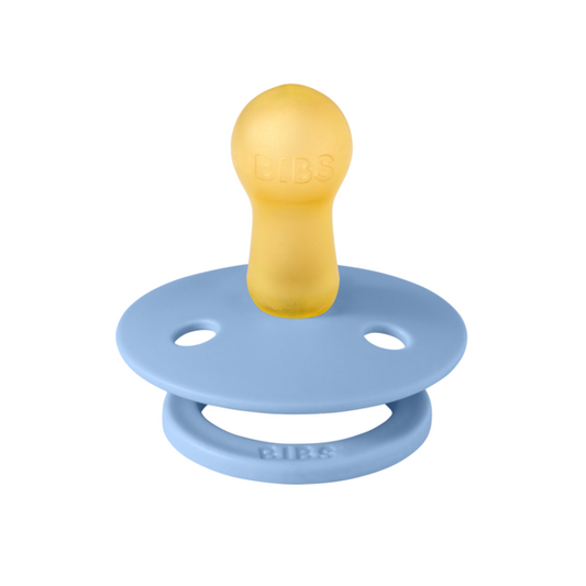 Suzeță BIBS Colour Studio Stripe Latex, Rotundă, 0 luni - - Sky Blue [ps:92f30ce5-117b-4a5a-8313-c3752e7444eb]
