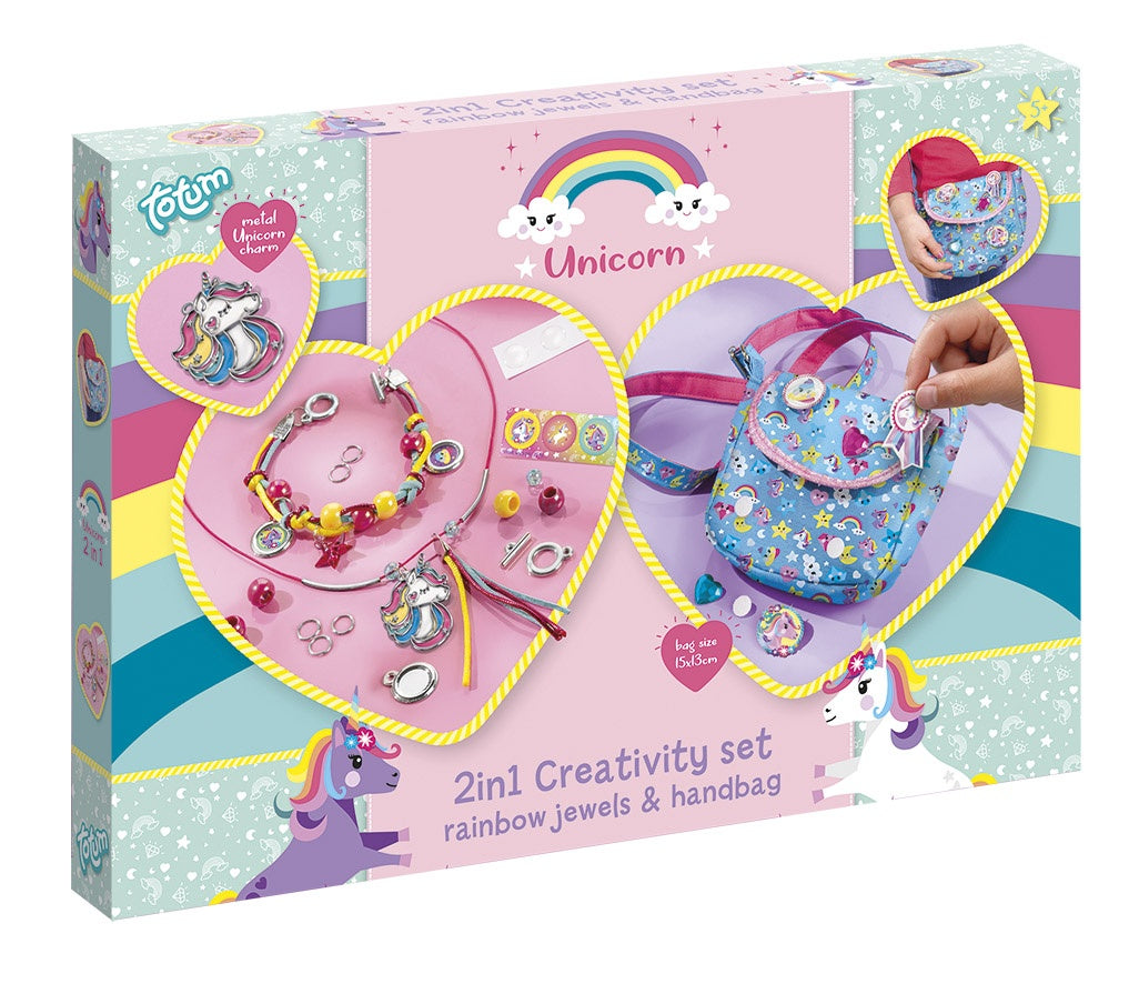 Set Creativ 2 in 1 Brățări și Gențuță Unicorni Totum - Default Title [ps:ec3d6f19-1b0f-4b07-973d-23b0245471e8]