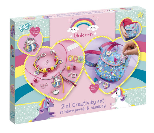 Set Creativ 2 in 1 Brățări și Gențuță Unicorni Totum - Default Title [ps:ec3d6f19-1b0f-4b07-973d-23b0245471e8]