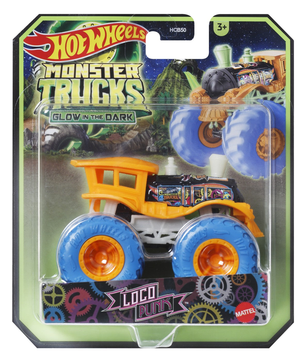HOT WHEELS MONSTER TRUCK SET 2 MASINI SCARA 1 LA 64 - Punk [ps:fe38a89a-77bf-4865-bbbd-6bca817bab66]