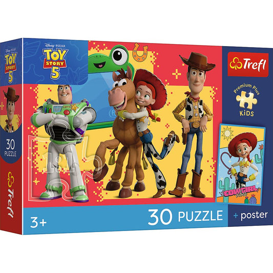 Puzzle Trefl Toy Story 5 - 30 Piese Premium Plus cu Poster - Default Title [ps:62f625ca-f136-46c8-8902-31bb0a2708fe]
