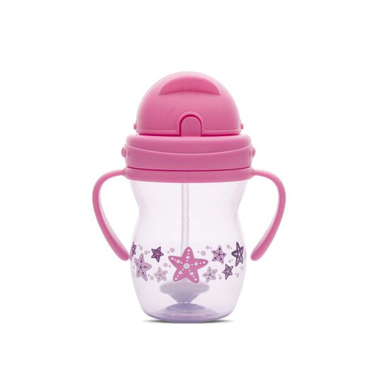 Cană cu pai anti-vărsare Lorelli, 275ml, Grey Yellow - Pink Purple [ps:3d2f63c7-64c7-4230-9855-1c2f64aac6b0]