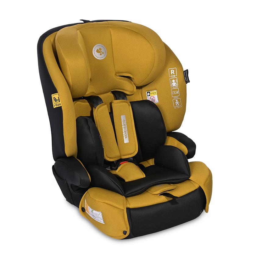 Scaun Auto Lorelli Benevento i-Size, Isofix, 76-150 cm - Lemon Curry [ps:95f9806a-a8c6-4c0f-8cb8-9c54761ad156]