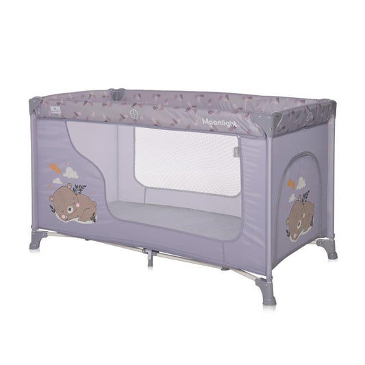 Pătuț Pliabil Lorelli Moonlight, Mellow Rose Fellows - Grey Dream [ps:04d591b2-f492-495f-9c74-2a49fd9ba14b]