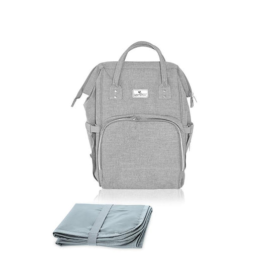Rucsac Accesorii Bebeluși Lorelli Tina, Pink & Grey - Gri [ps:8ed32c1e-0494-4f3c-a603-1b69ecc2b3d8]