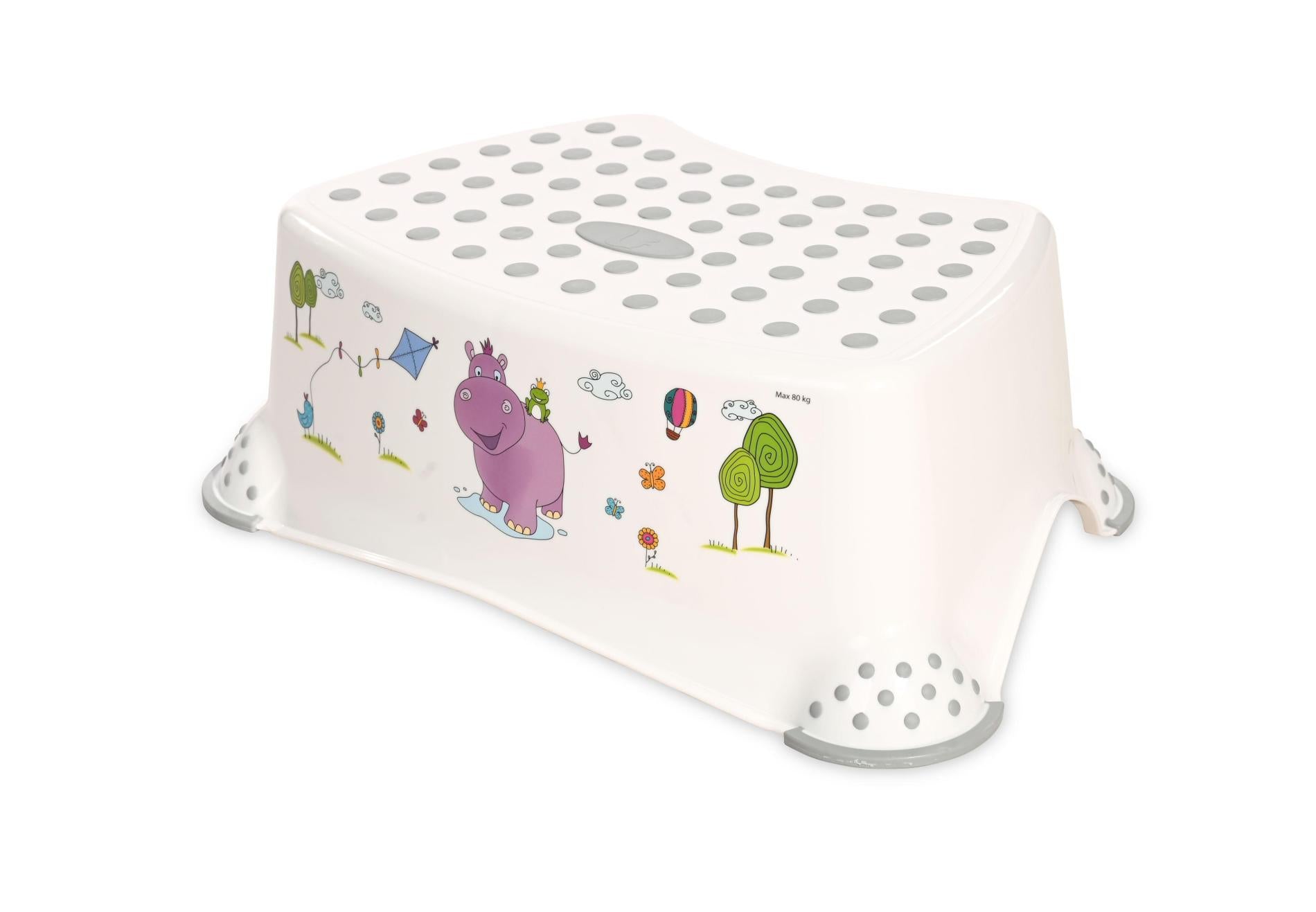 Inaltator de Baie Lorelli Hippo White Grey | infant.ro - alb gri hippo [ps:c4de763c-9a7d-402e-8353-917455de3301]
