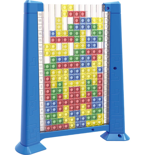 Joc Inteligență Tetris Tangram Flippy, 70 Piese, Montessori - Albastru [ps:6b882ceb-7790-4aec-abc3-3ec441024e49]