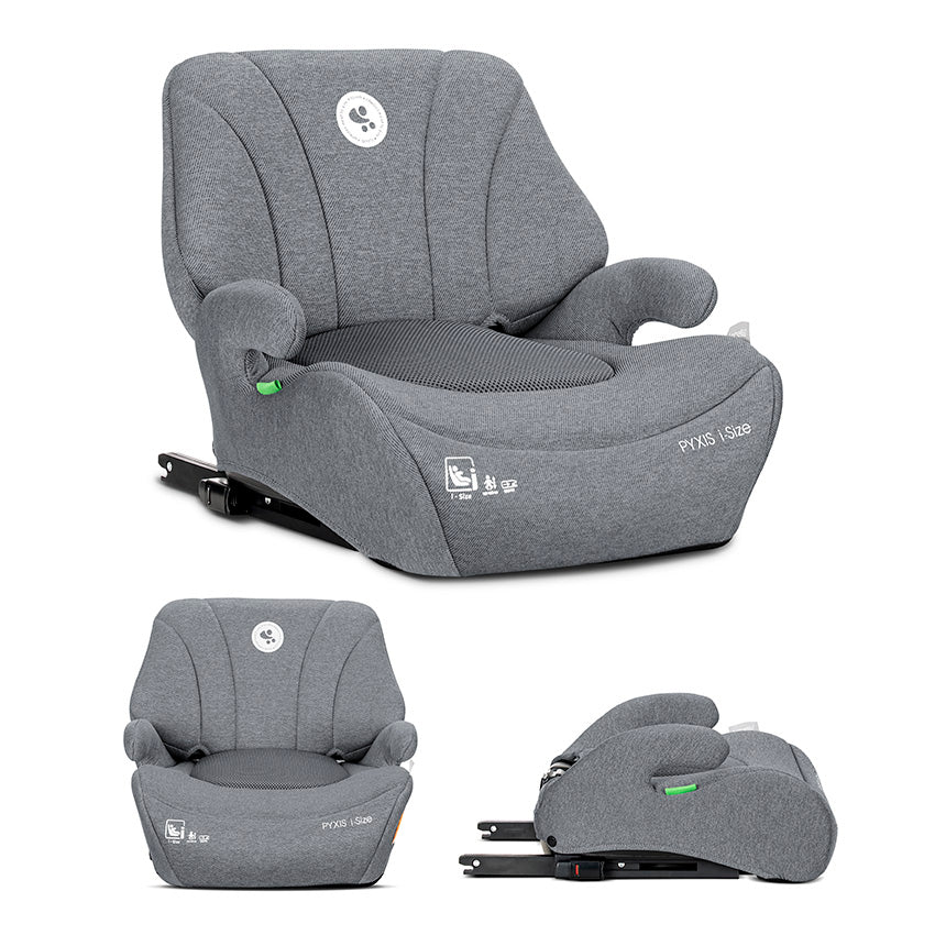 Înalțător Auto Lorelli Pyxis i-Size Isofix, 6-12 ani, Black - Grey [ps:dd5c42f5-2397-4538-a159-927fea864e5f]