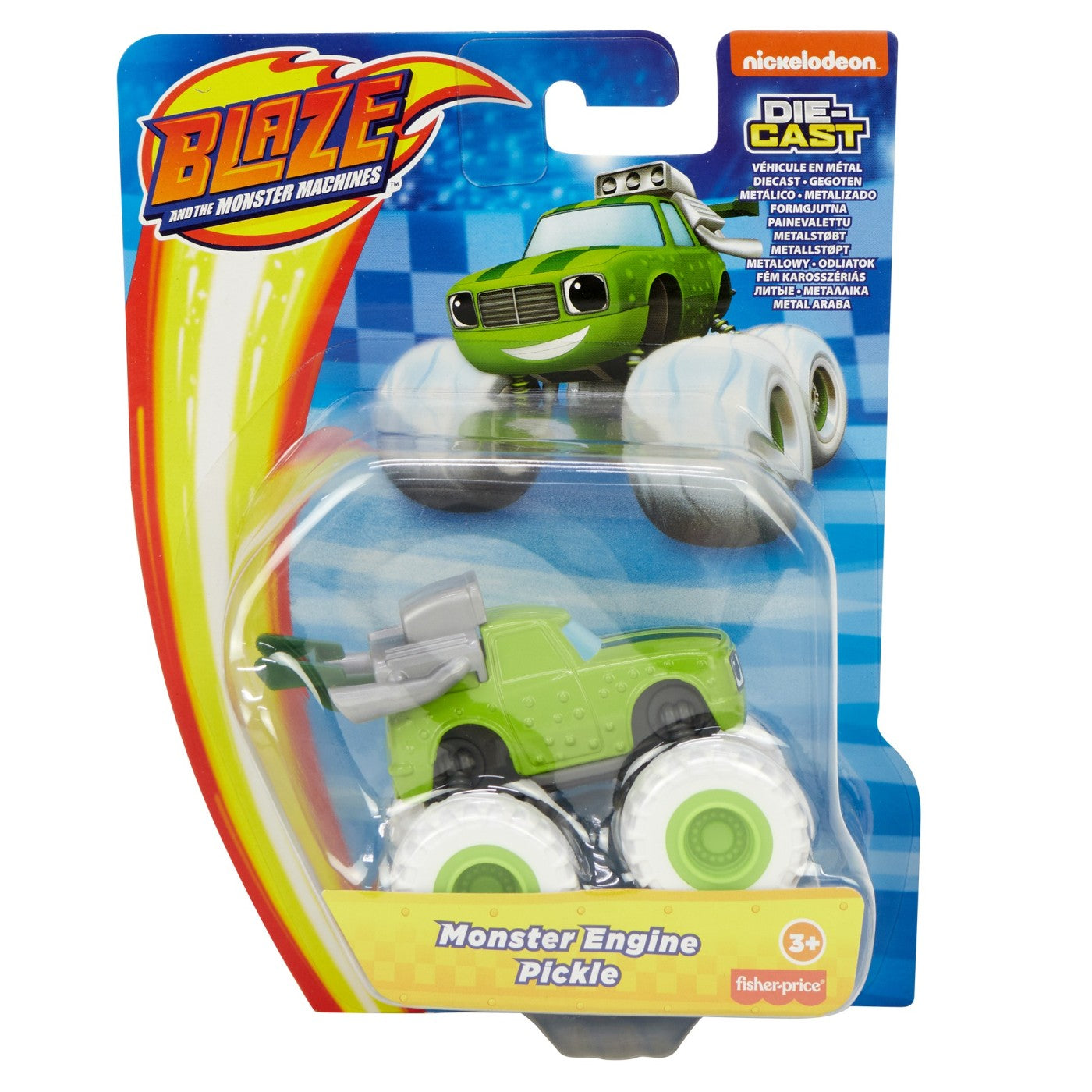MASINUTE BLAZE DIN METAL FIRERESCUE Mattel - Monster Engine Pickle [ps:0079d3f3-25e0-44a9-a709-8f7fea9fa110]