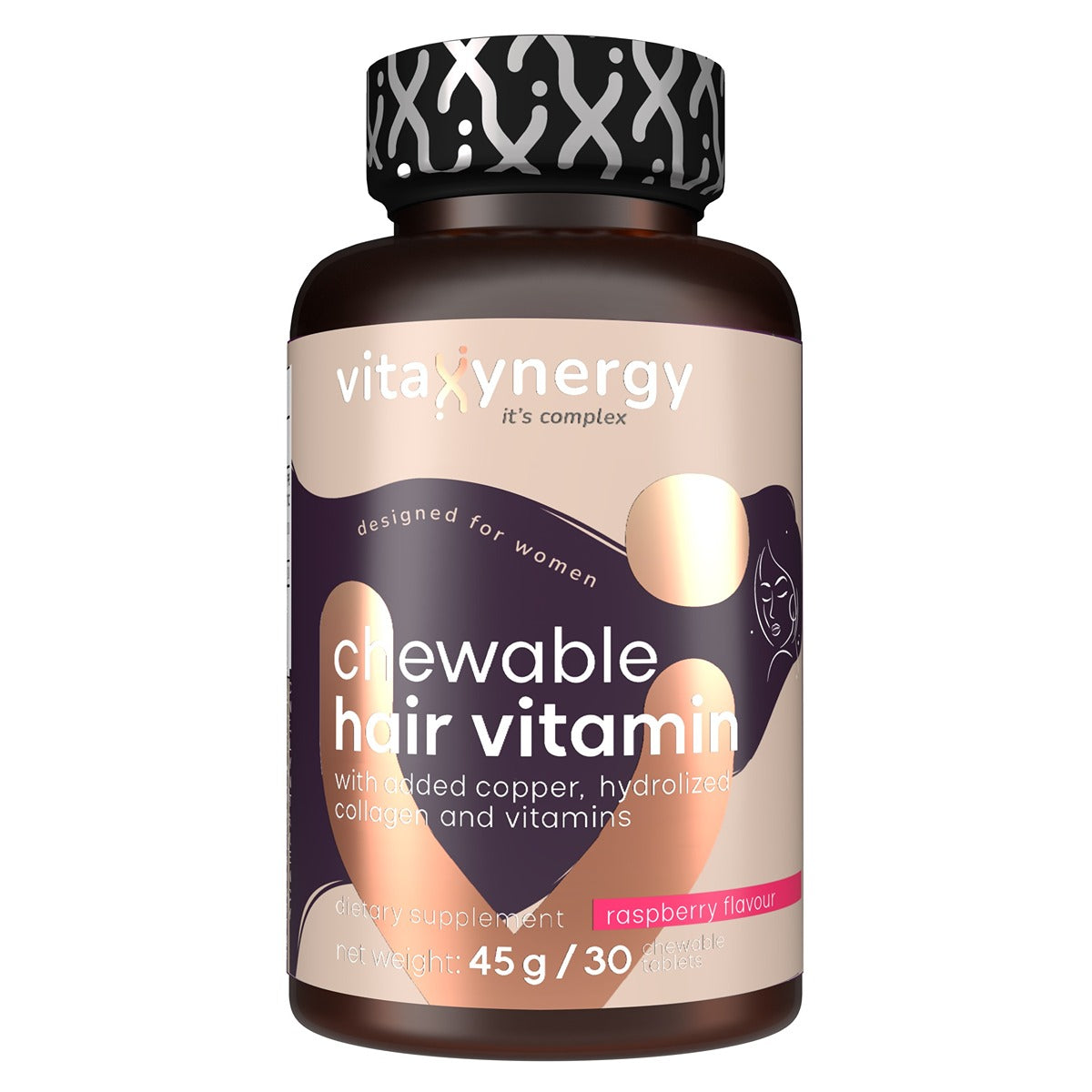 VITAXYNERGY Vitamine pentru par, supliment alimentar, Masticabile, 30 tablete, 1 buc [ps:3335b6a4-5c4a-4e9c-9336-e073e3b16e17]