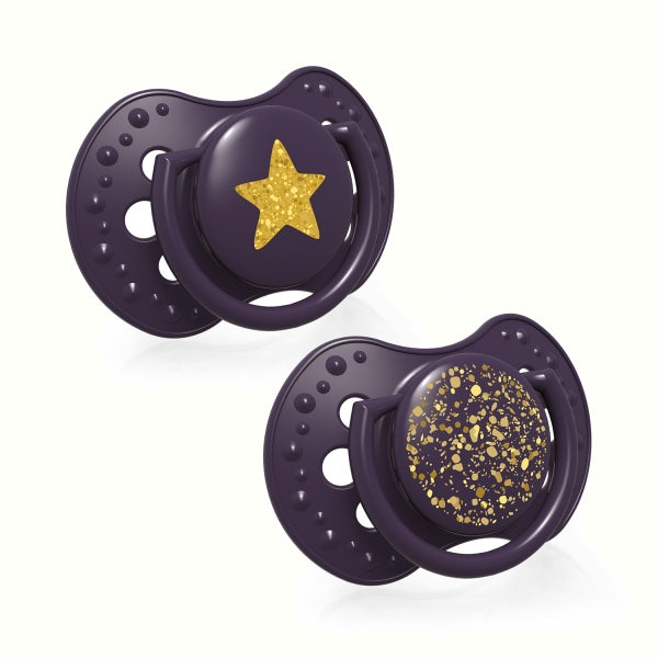 Lovi Suzeta Silicon Dynamic 6-18 M 2 Pcs Stardust Violet 22/894_Violet [ps:fb2e3ba9-f69e-4b63-a0f6-e4f21b2112ed]