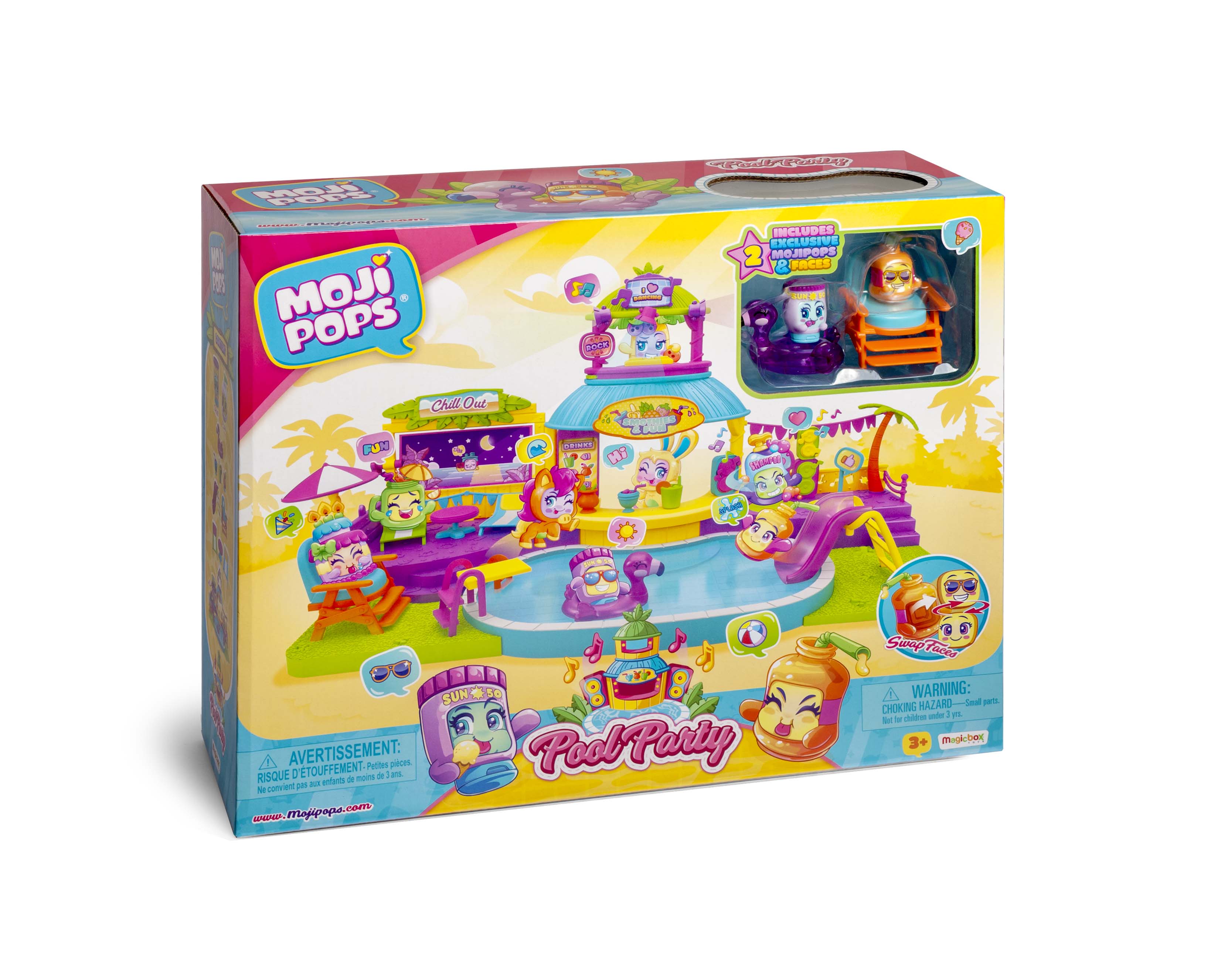 MOJIPOPS 1 model, figurine, petrecere la piscina [ps:9af78fd9-a612-4f69-bb0a-7c455b169f6a]