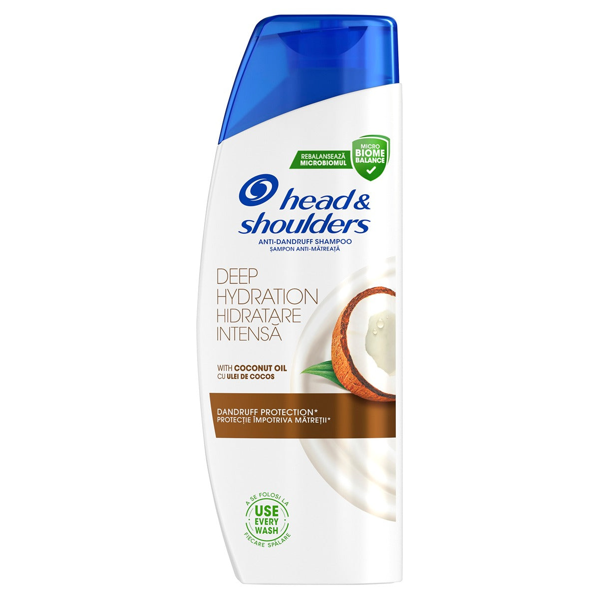 HEAD&SHOULDERS Absolut Deep Hydration, sampon, pentru hidratare intensa, cu ulei de cocos, 330 ml [ps:8f8662eb-7703-4c14-99ec-d62f404eb7b2]