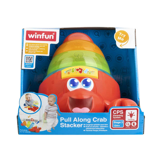Jucărie de Tras Crab WinFun cu Sunete și Lumini - Default Title [ps:b92e7d7b-959b-4c6c-bcf2-e14635b343e0]