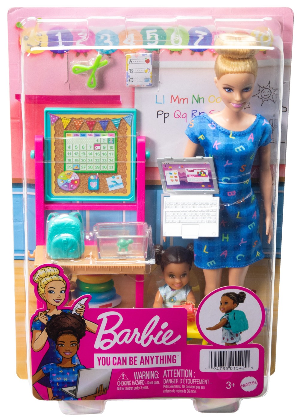 BARBIE CARIERE SET MOBILIER CU PAPUSA APICULTOR Mattel - Profesoara - Blonda [ps:ba822efe-046d-4892-9fca-9a4eabaa7990]